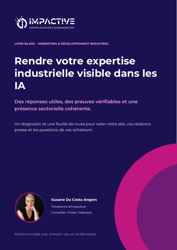 Couverture du livre blanc : Rendre votre expertise industrielle visible dans les IA